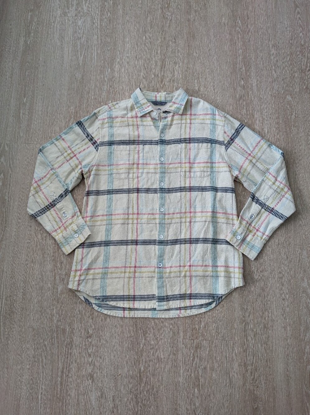 Tommy Bahama Relax Shirt Men's L/XL Flannel Button Down